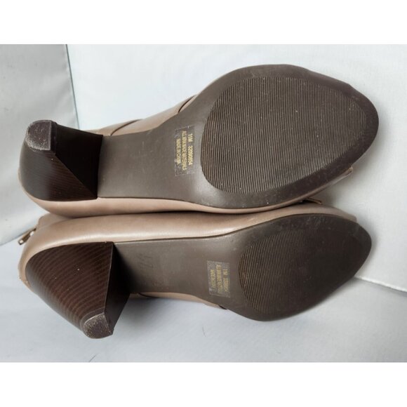 Cato Women's Open toe four Buckle Faux Leather Ankle Shoes size 10 - Picture 11 of 13